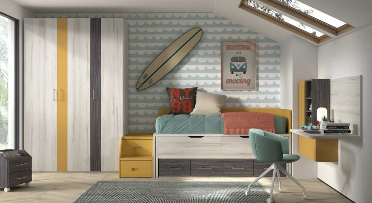 Elegir la habitación juvenil ideal para tus hijos