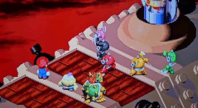 super mario rpg axem rangers boss battle snes classic