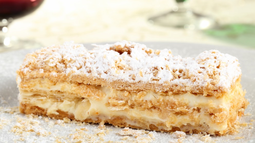 Receta clásica de esta delicia vasca: panchineta con crema pastelera
