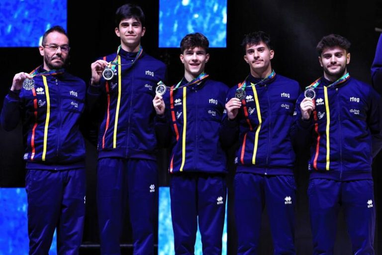 España, subcampeona del mundo en doble minitramp