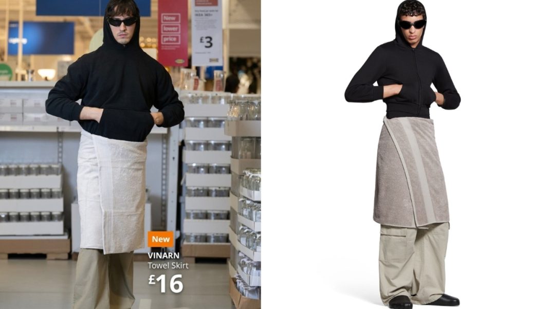 La Alternativa de IKEA a la Falda Toalla de Balenciaga