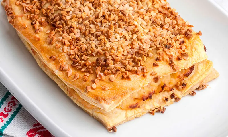 Receta clásica de esta delicia vasca: panchineta con crema pastelera