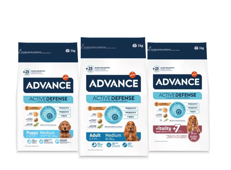 Advance refuerza su receta con probióticos y prebióticos para favorecer la microbiota intestinal de los perros