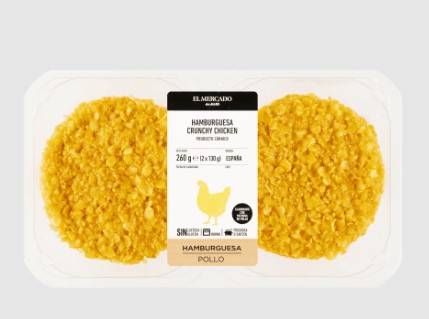 Hamburguesas Crunchy Chicken de Aldi