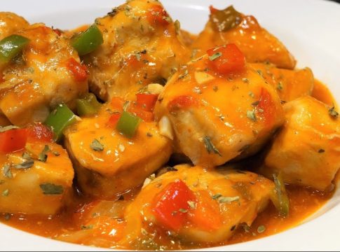 Como puedes combinar el guiso de pollo y calabacín receta