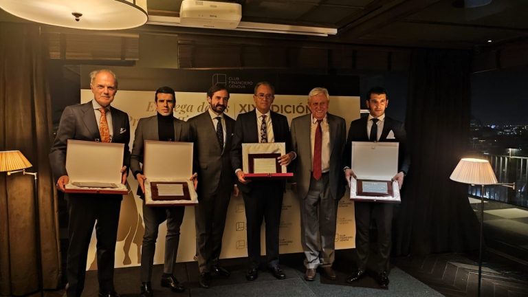 Isabel Díaz-Ayuso, Morante de la Puebla, Emilio de Justo y Fernando Sánchez, Premios Taurinos del CFG