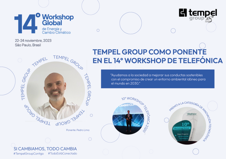 Tempel Group: innovación sostenible en el 14º Workshop Global de Energía y Cambio Climático de Telefónica