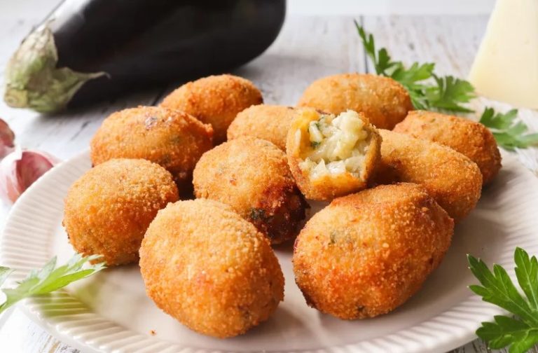Irresistible receta de croquetas de berenjena y queso