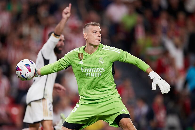 Lunin ha cogido protagonismo en el Real Madrid