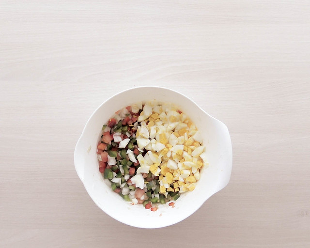 Receta fresca y saludable: ensalada salpicón de langostino 5 Receta fresca y saludable