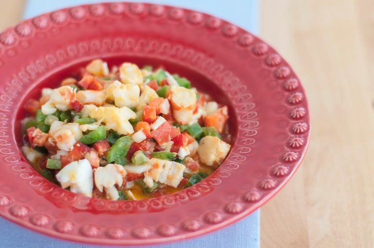 Receta fresca y saludable: ensalada salpicón de langostino