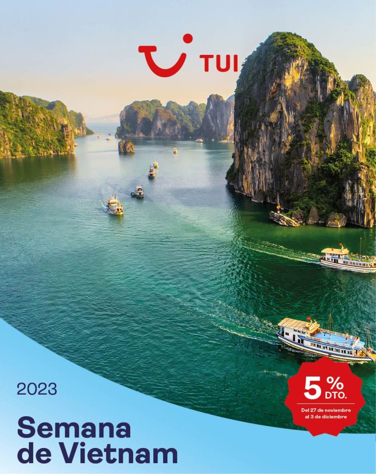 TUI premia las reservas a Vietnam con un 5% descuento