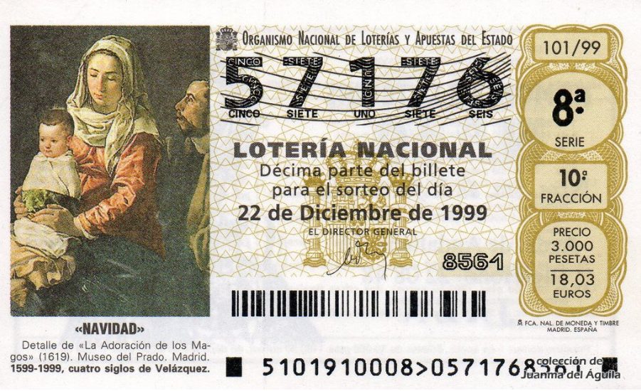 Te contamos la razón detrás de las obras religiosas en los décimos de la Lotería de Navidad