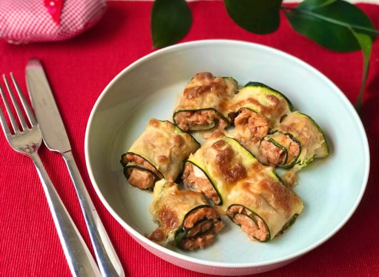 Canelones de Calabacín: una receta sana, saludable y rápida de hacer