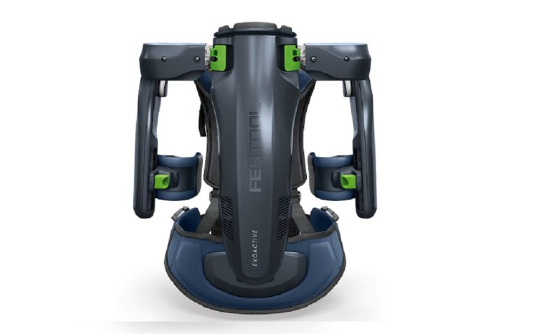 Festool presenta por primera vez un exoesqueleto activo con el nuevo ExoActive