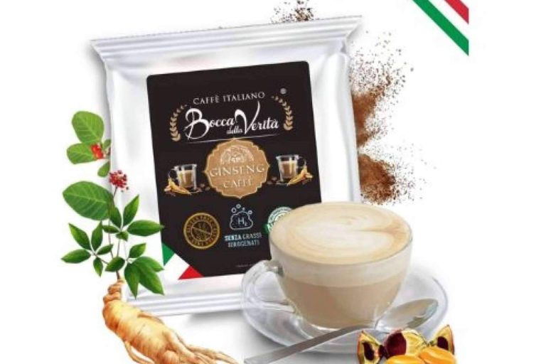 Café con ginseng, calidad inigualable con Caffé Italiano Bocca Della Verita