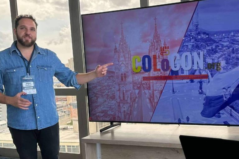 En COLoCON.org Cumbre internacional de Desinformación de Colombia 2023, Mikel Rufián, especialista mundial en ciberinteligencia ha sido ponente destacado