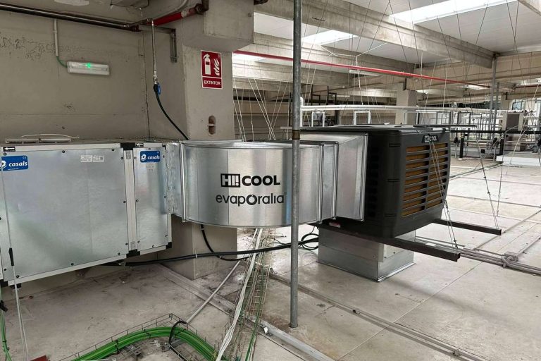 Los climatizadores evaporativos industriales de Evaporalia