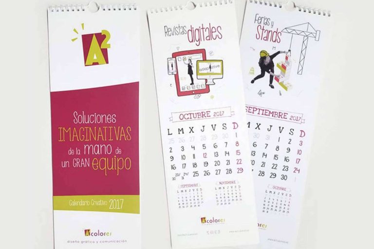 Según A2Colores, los calendarios de empresa son uno de los regalos más originales para estas Navidades