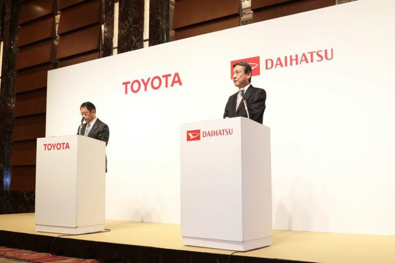 Toyota anuncia que suspende las entregas de vehículos de su filial Daihatsu por problemas de seguridad