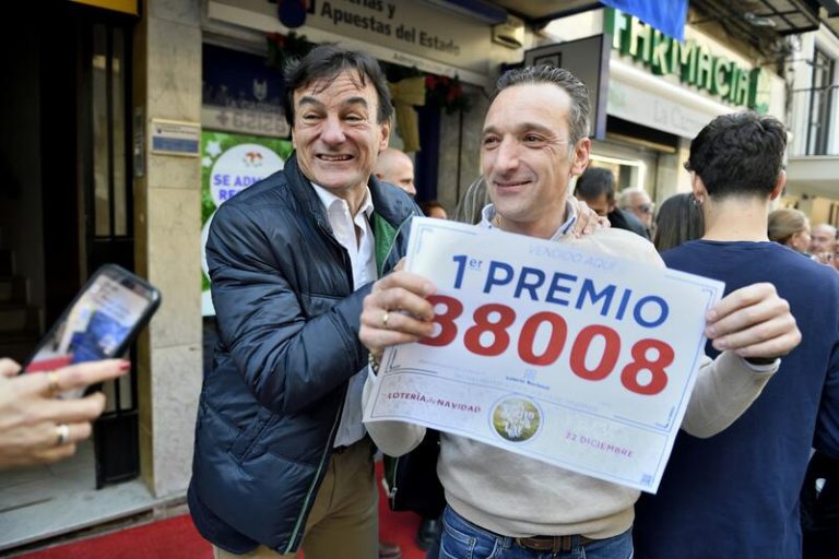 Loterías paga hasta este jueves más de 1.081 millones en premios del sorteo de Navidad