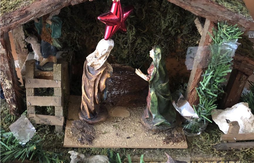 Jesucristo secuestrado roban de un Belén la figura del niño Jesús y ponen este cartel