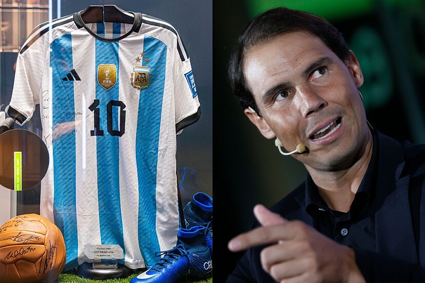 Messi le ha regalado algo a Nadal