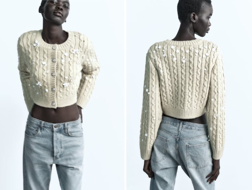 Navidad para enamorarse con este descuento de locura que lanzó Zara para su colección de cárdigan