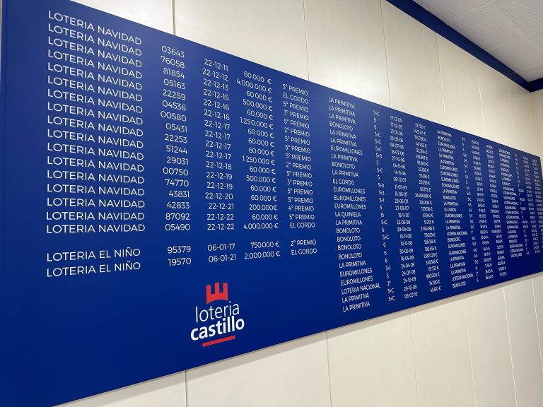 Lotería Castillo venderá lotería de Navidad durante toda la noche del 21 de diciembre