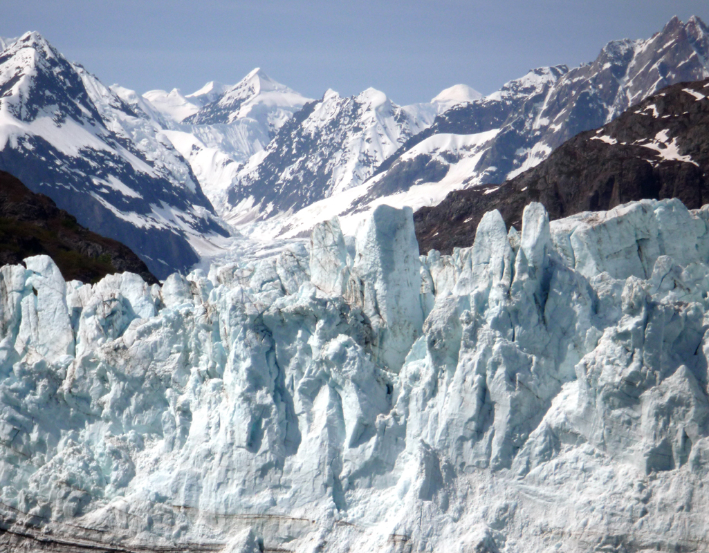 el Glaciar Denali en Alaska
