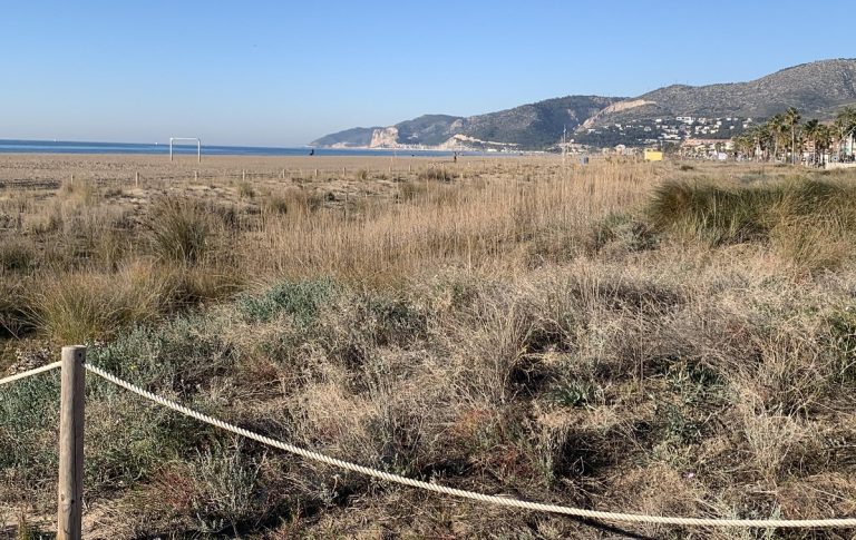 La costa al sur de Barcelona