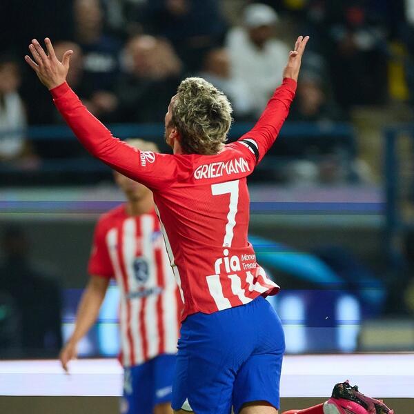 Griezmann, máximo goleador de la historia del Atlético de Madrid