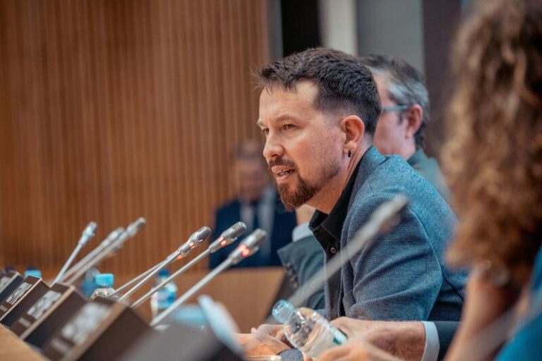 Pablo Iglesias comparece en la Comisión sobre Pegasus del Parlament de Cataluña