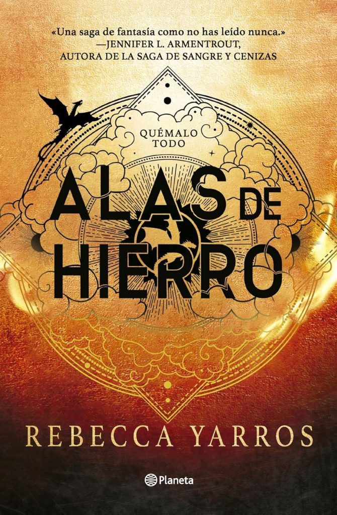 Alas de hierro 2 de  Rebecca Yarros, el libro más vendido en Amazon en las últimas semanas