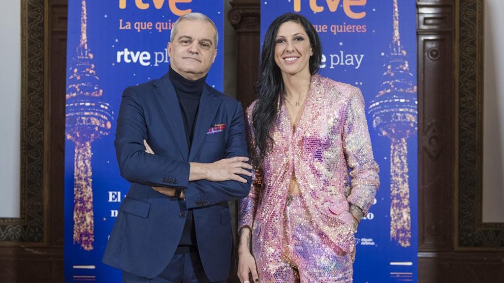 Jenni Hermoso en las campanadas de TVE