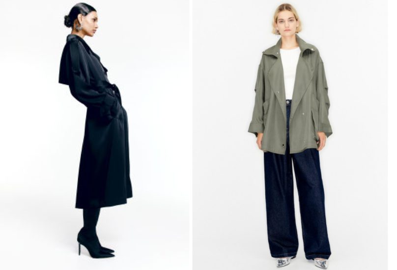 4 gabardinas de Lefties, H&M y Bimba y Lola ideales para invierno y otoño