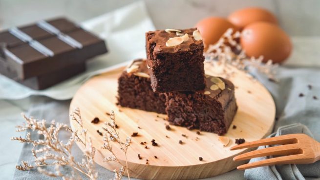 Bizcocho chocolate almendra