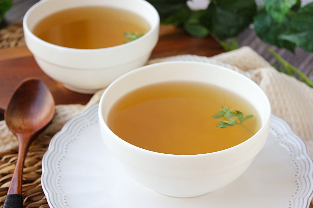 Receta de consomé casero