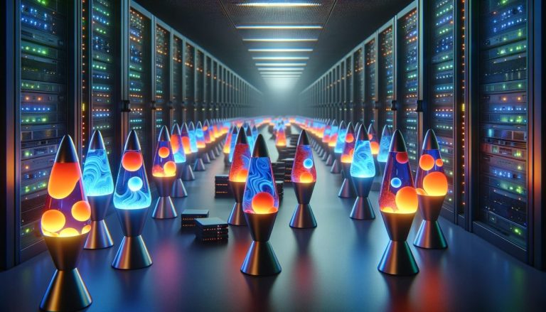 Aunque no te lo creas, millones de webs son seguras gracias a estas lámparas de lava