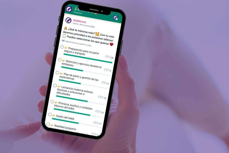 Cómo es la comunidad de WhatsApp que está revolucionando la experiencia de la maternidad