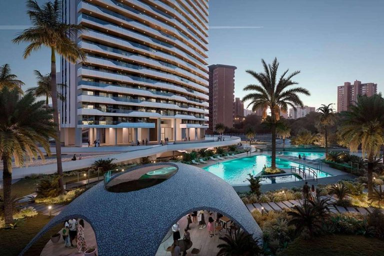 Conocer el residencial de apartamentos de obra nueva de VAQUERO&WORKGROUPS Viviendas situado en Benidorm