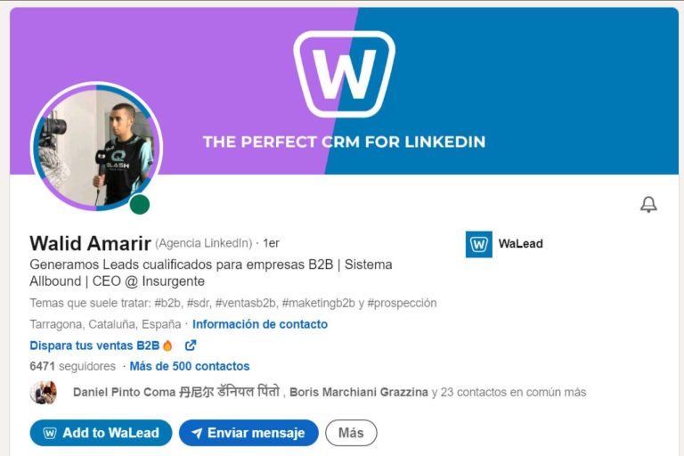 WaLead, el nuevo CRM que revoluciona la venta en LinkedIn