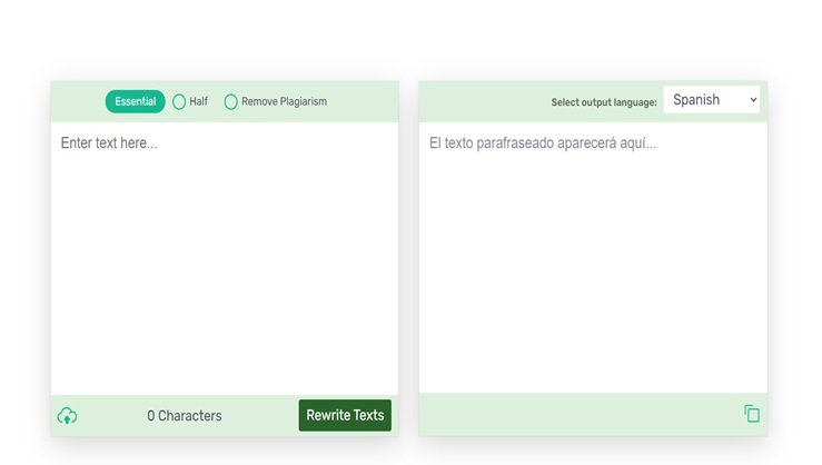 Reescribirtextos.com vs Reescribir.org: Una comparación de las principales herramientas de reescritura de IA en 2024 2 reescribir textos 2