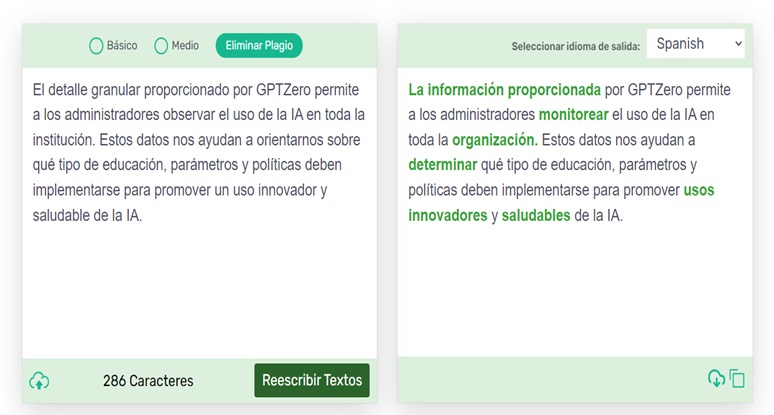 Reescribirtextos.com vs Reescribir.org: Una comparación de las principales herramientas de reescritura de IA en 2024 5 reescribir textos 5