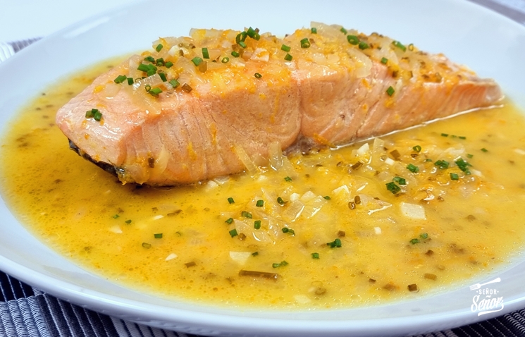 Salmón a la naranja