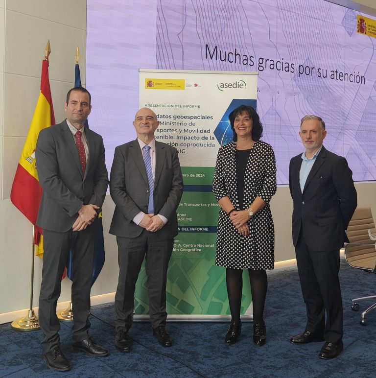 El Ministerio de Transporte y Movilidad Sostenible hace público el impacto de la información del IGN y CNIG