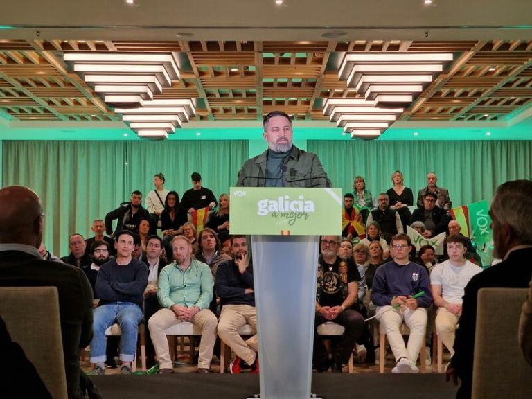 Santiago Abascal asegura en Vigo que el 