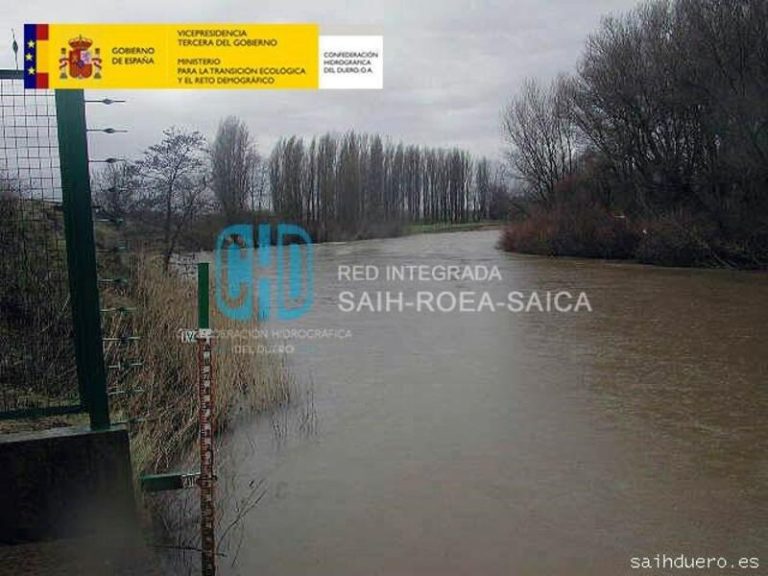 Declarado el Inuncyl situación 1 en Burgos tras el crecimiento de los ríos