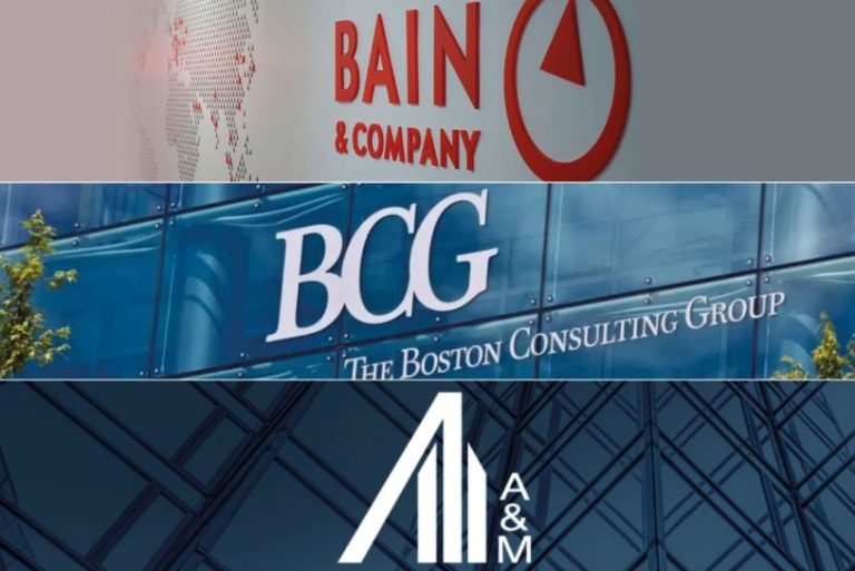 Bain BCG, Boston Consulting y Alvarez & Marshal lideran el ranking de las mejores consultoras estrategicas del mundo