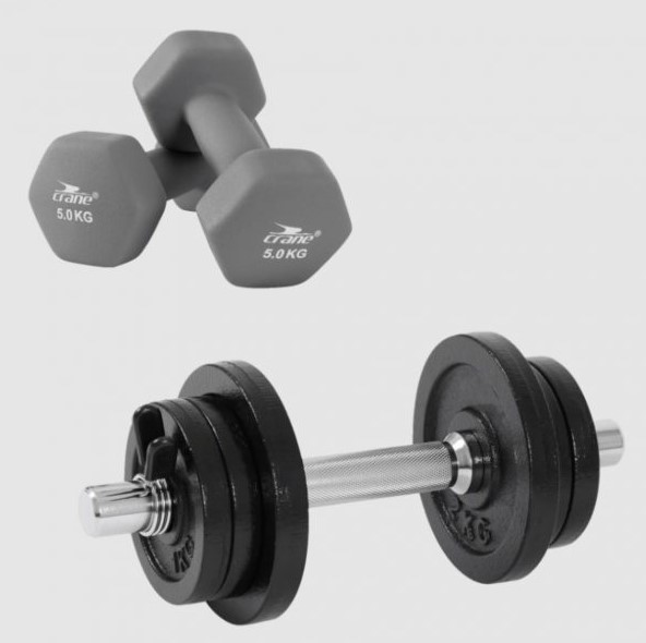 Las mancuernas ajustables de Aldi en oferta